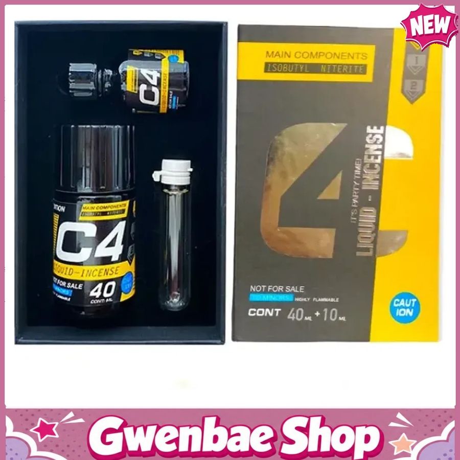 Chai Hít Tăng Khoái Cảm Kích Thích Bao Phê Combo Popper C4 vàng 50ml - Hàng, kích thích mạnh - Gwenshop Chính Hãng