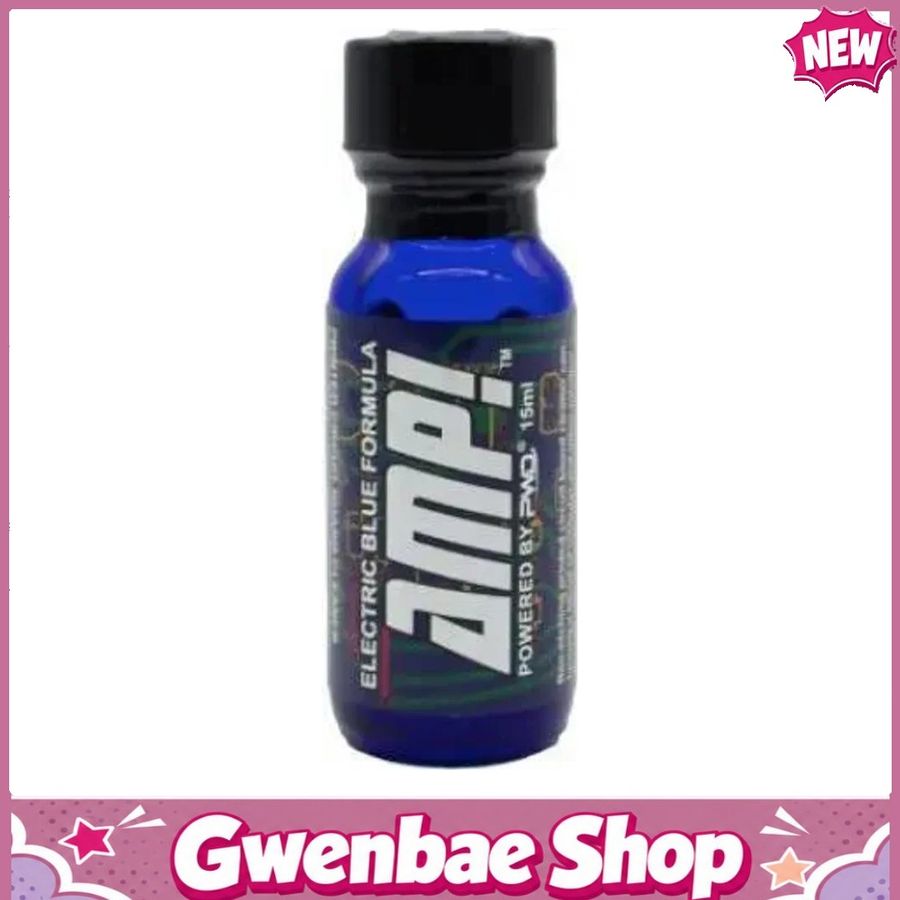Chai Hít Tăng Khoái Cảm Kích Thích Bao Phê Popper AMP! Electric Blue 30ml Mỹ mới nhất - Gwenshop Chính Hãng