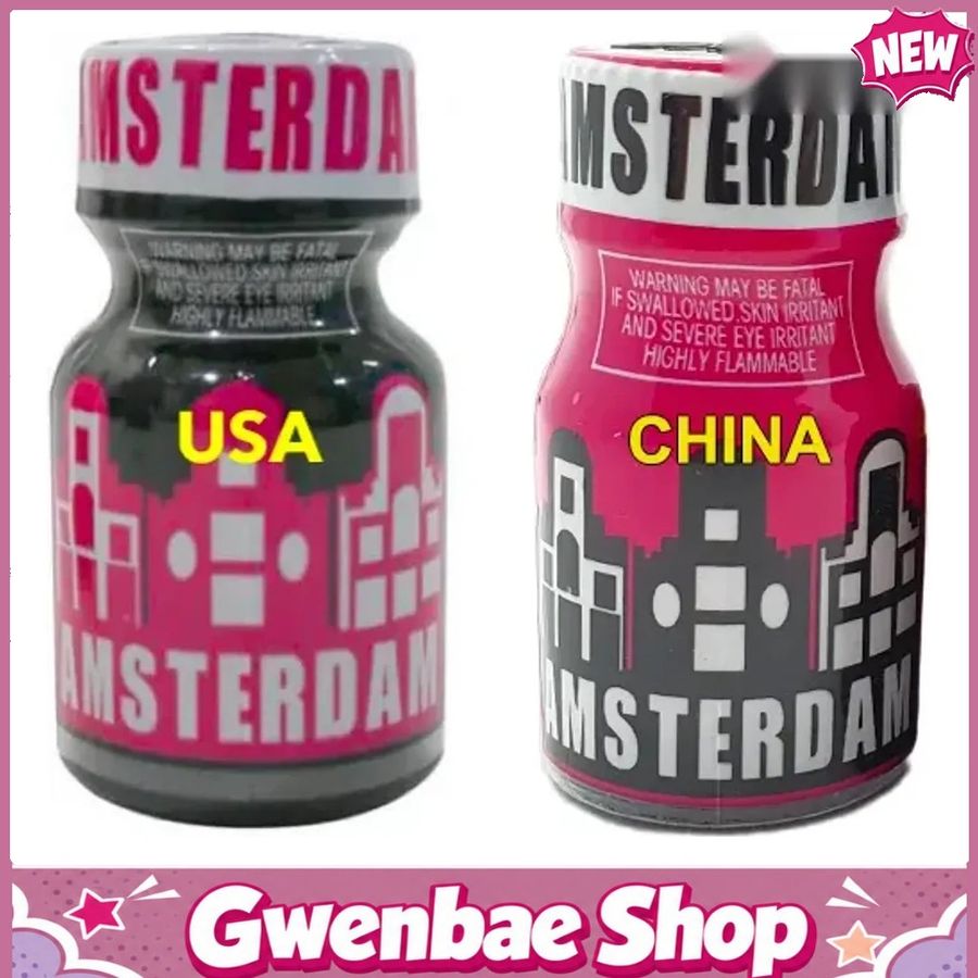 Chai Hít Cực Mạnh Lên Đỉnh Nhanh Popper Amsterdam Pink 10ml Mỹ USA - Gwenshop Chính Hãng