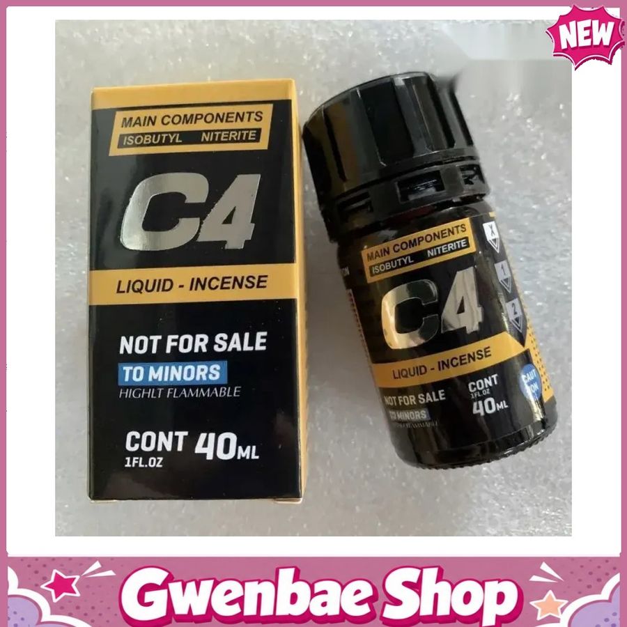 Chai Hít Tăng Khoái Cảm Kích Thích Bao Phê Popper C4 vàng USA 40ml tăng hưng phấn tức thì - Gwenshop Chính Hãng