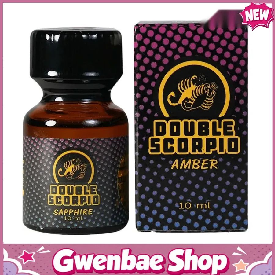 Chai Hít Tăng Khoái Cảm Kích Thích Bao Phê Popper Double Scorpio Sapphire 10ml Hương Thơm Đặc Biệt - Gwenshop Chính Hãng