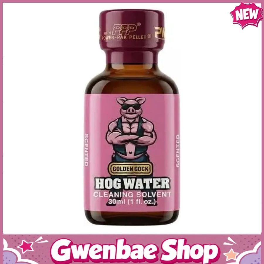 Chai Hít Tăng Khoái Cảm Kích Thích Bao Phê Popper DS Golden Cock Hog Water - Chai 30ml hàng USA - Gwenshop Chính Hãng