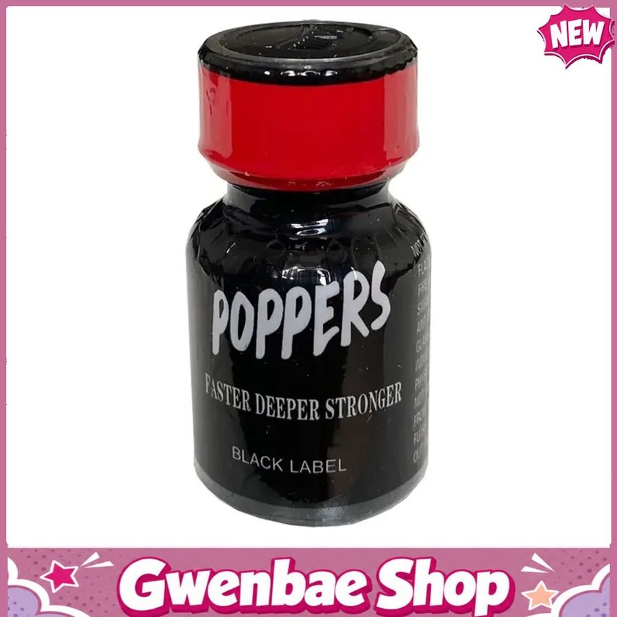 Chai Hít Tăng Khoái Cảm Kích Thích Bao Phê Popper Faster Deeper Stronger Black Label 10ml tăng khoái cảm - Gwenshop Chính Hãng