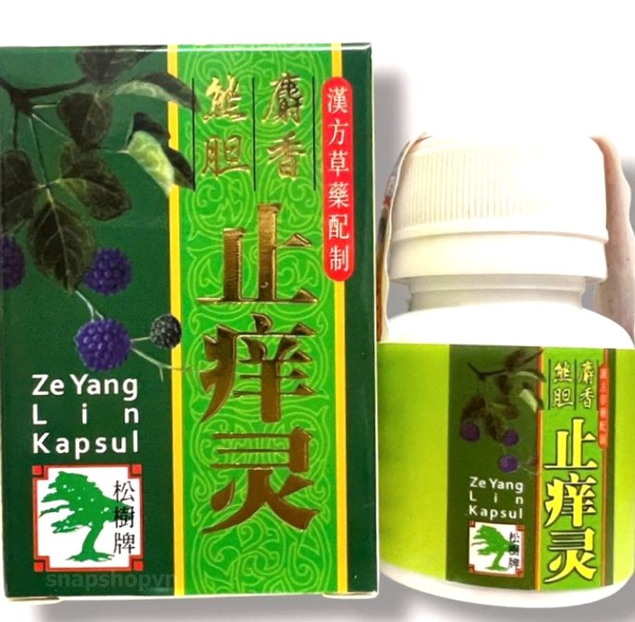 Ze Yang - Viên uống hỗ trợ dị ứng Chỉ Nhưỡng Linh Lin Kapsul 30 viên Giải nhiệt, giảm ngứa Chính Hãng Giao bản tiêu chuẩn
