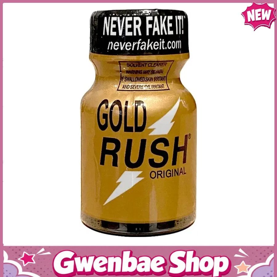 Chai Hít Tăng Khoái Cảm Kích Thích Bao Phê Popper Gold Rush White 10ml Mỹ kích thích mạnh mẽ - Gwenshop Chính Hãng