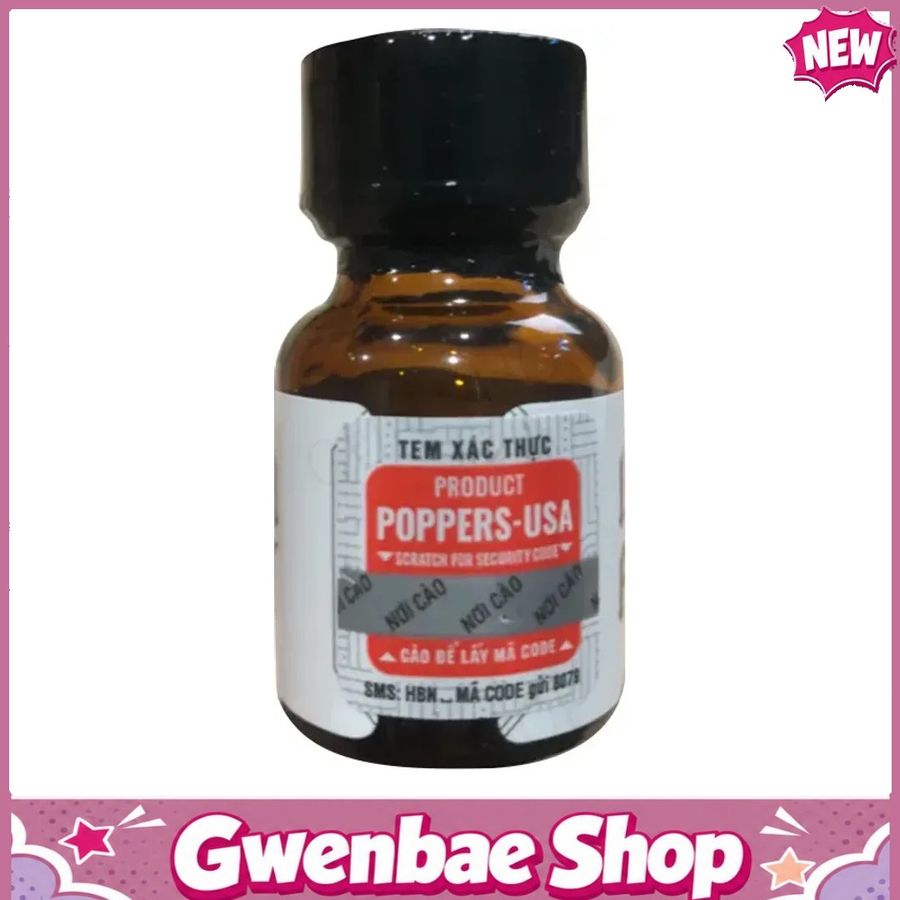 Chai Hít Thư Giãn Bay Phê Cho Cặp Đôi Popper Iron Fist 10ml USA mạnh mẽ - Gwenshop Chính Hãng