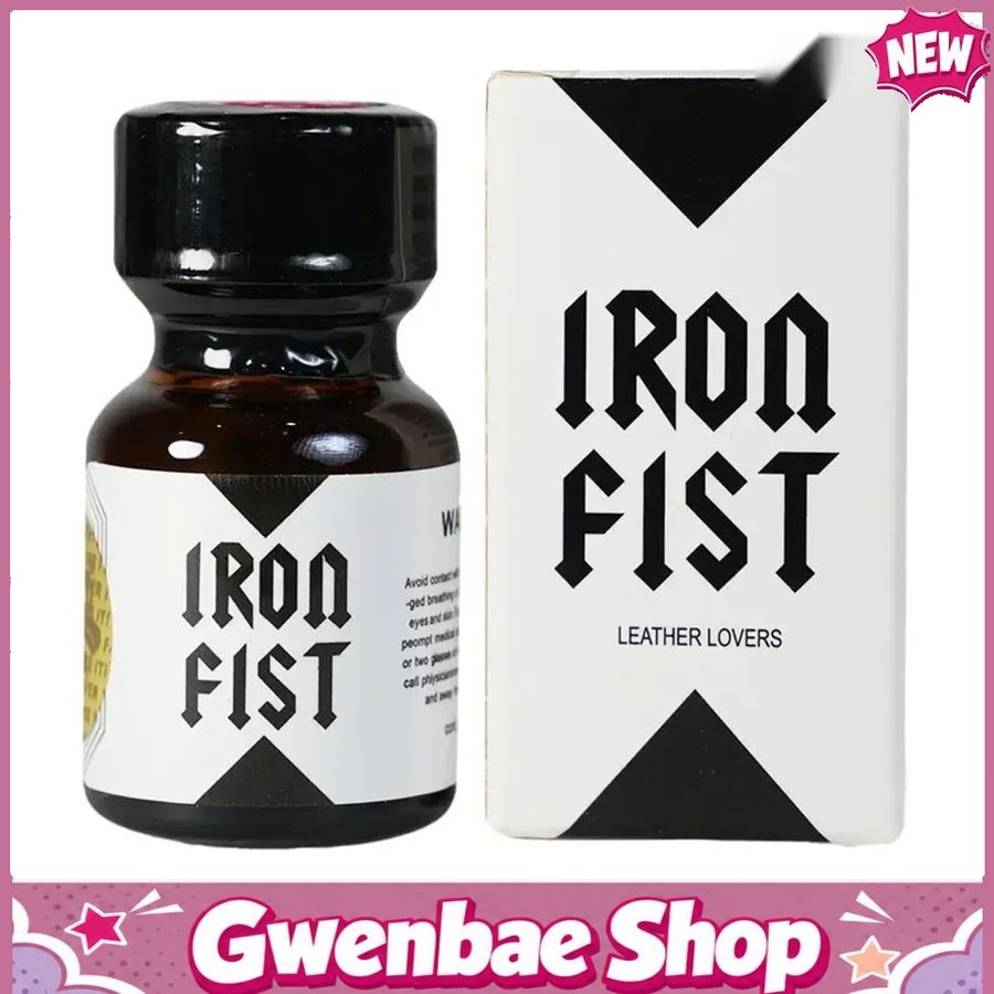 Chai Hít Mê Ly Dành Cho Nam Và Nữ Popper Iron Fist Silver 10ml Mỹ USA PWD - Gwenshop Chính Hãng