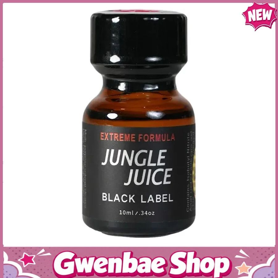 Chai Hít Tăng Khoái Cảm Kích Thích Bao Phê Popper Jungle Juice Black Label 10ml Mỹ USA PWD - Gwenshop Chính Hãng