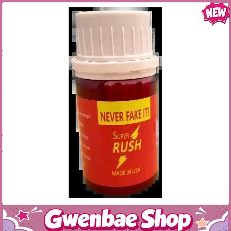 Chai Hít Tăng Khoái Cảm Kích Thích Bao Phê Popper Khô Super Rush Đỏ PWD Mỹ Dành Cho Top Bot - Gwenshop Chính Hãng