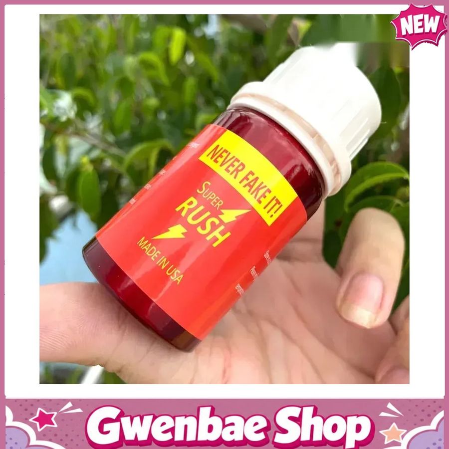 Chai Hít Cực Mạnh Lên Đỉnh Nhanh Popper Khô Super Rush Đỏ PWD Mỹ Dành Cho Top Bot - Gwenshop Chính Hãng