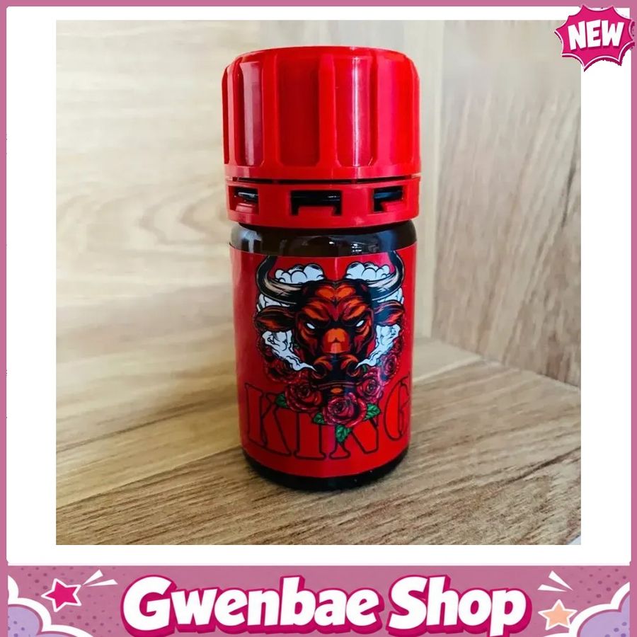 Chai Hít Cực Mạnh Lên Đỉnh Nhanh Popper King đầu trâu USA 40ml dành cho Top Bot Nam Nữ - Gwenshop Chính Hãng