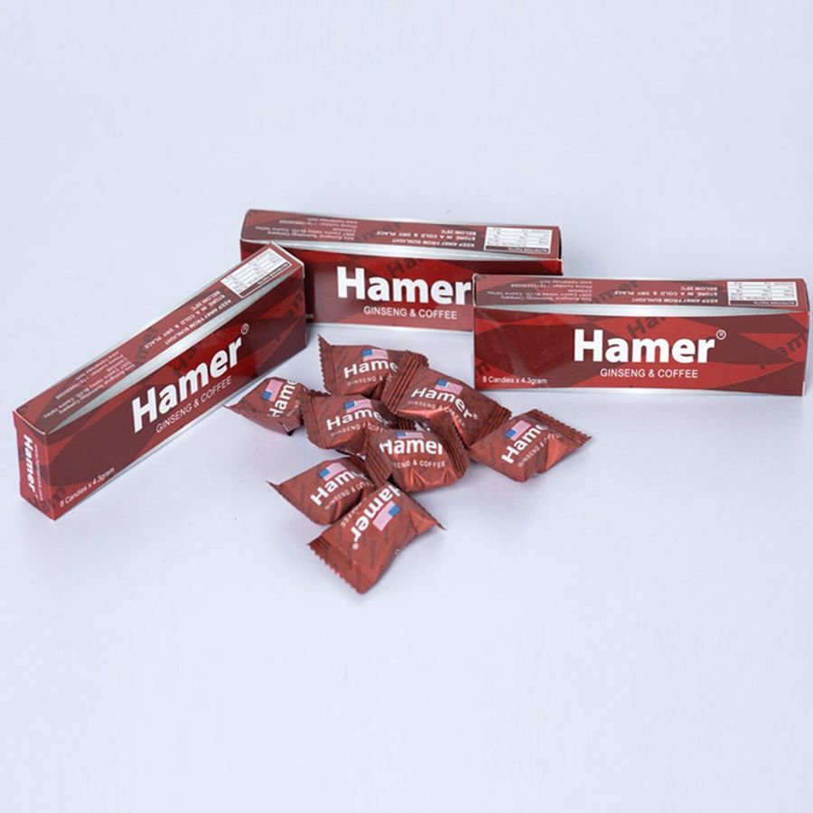 Hamer USA - Kẹo Ngậm Sâm&Cà Phê hỗ trợ tăng cường sinh lí Giao Kín Đáo
