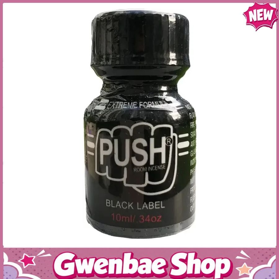 Chai Hít Tăng Khoái Cảm Kích Thích Bao Phê Popper Push Black Label 10ml USA, mạnh mẽ, an toàn - Gwenshop Chính Hãng
