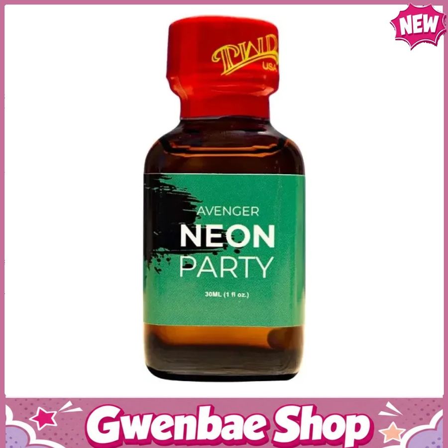 Chai Hít Tăng Khoái Cảm Kích Thích Bao Phê Popper PWD Avenger Neon Xanh 30ml - Kích Thích Tối Đa, Đậm Đà - Gwenshop Chính Hãng