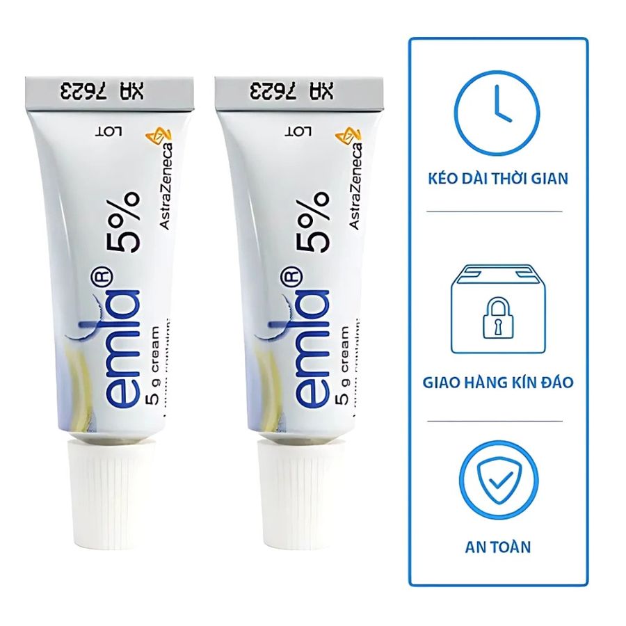 Gây tê 5% của Thụy Điển - Kem Bôi Chính Hãng - sạc USB, chất liệu an toàn cho da, dễ vệ sinh