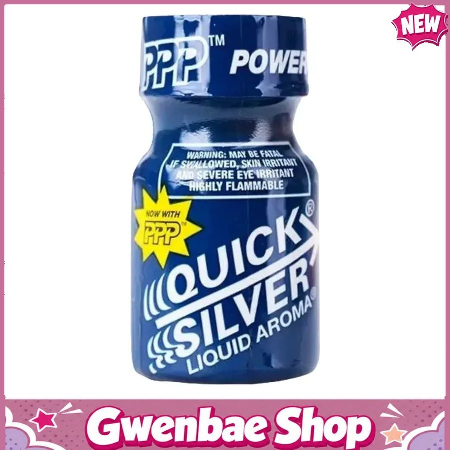 Chai Hít Tăng Khoái Cảm Kích Thích Bao Phê Popper Quick Silver 10ml USA tăng khoái cảm PWD - Gwenshop Chính Hãng
