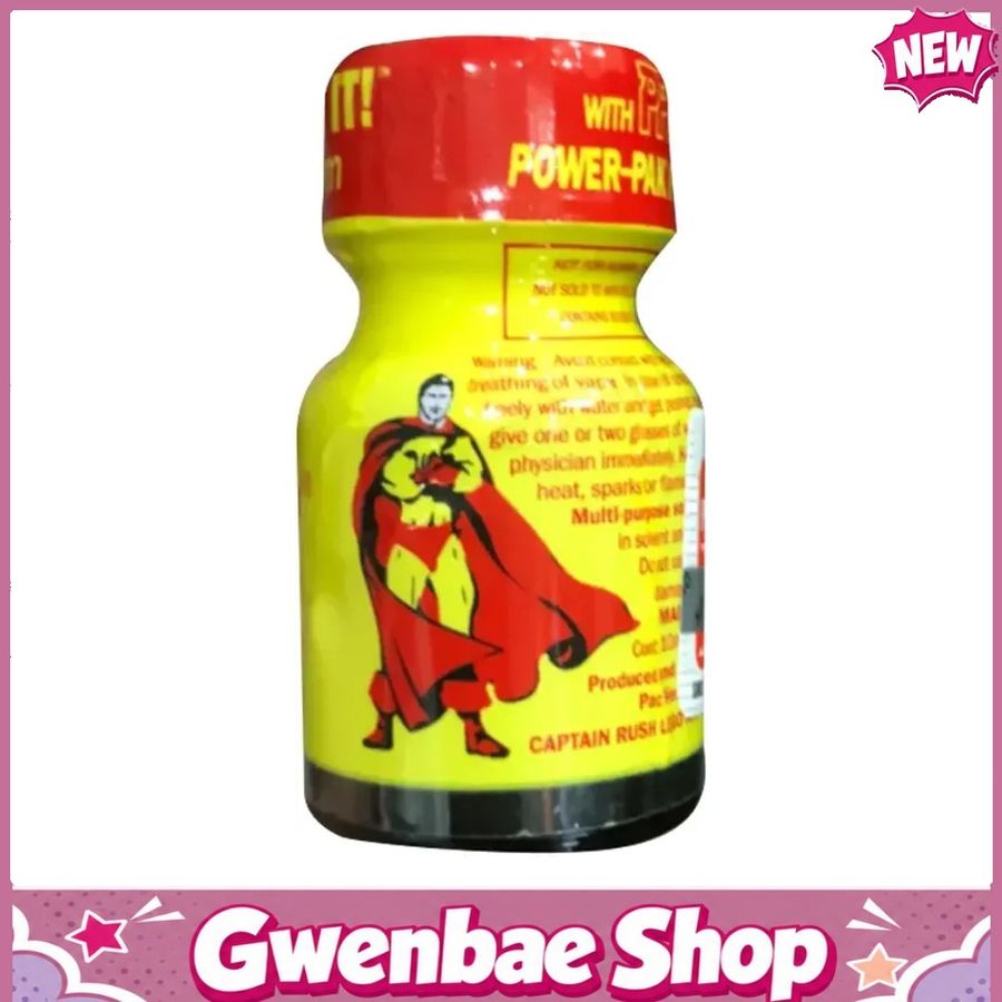 Chai Hít Thư Giãn Bay Phê Cho Cặp Đôi Popper Rush Original Yellow 10ml Mỹ USA - Gwenshop Chính Hãng