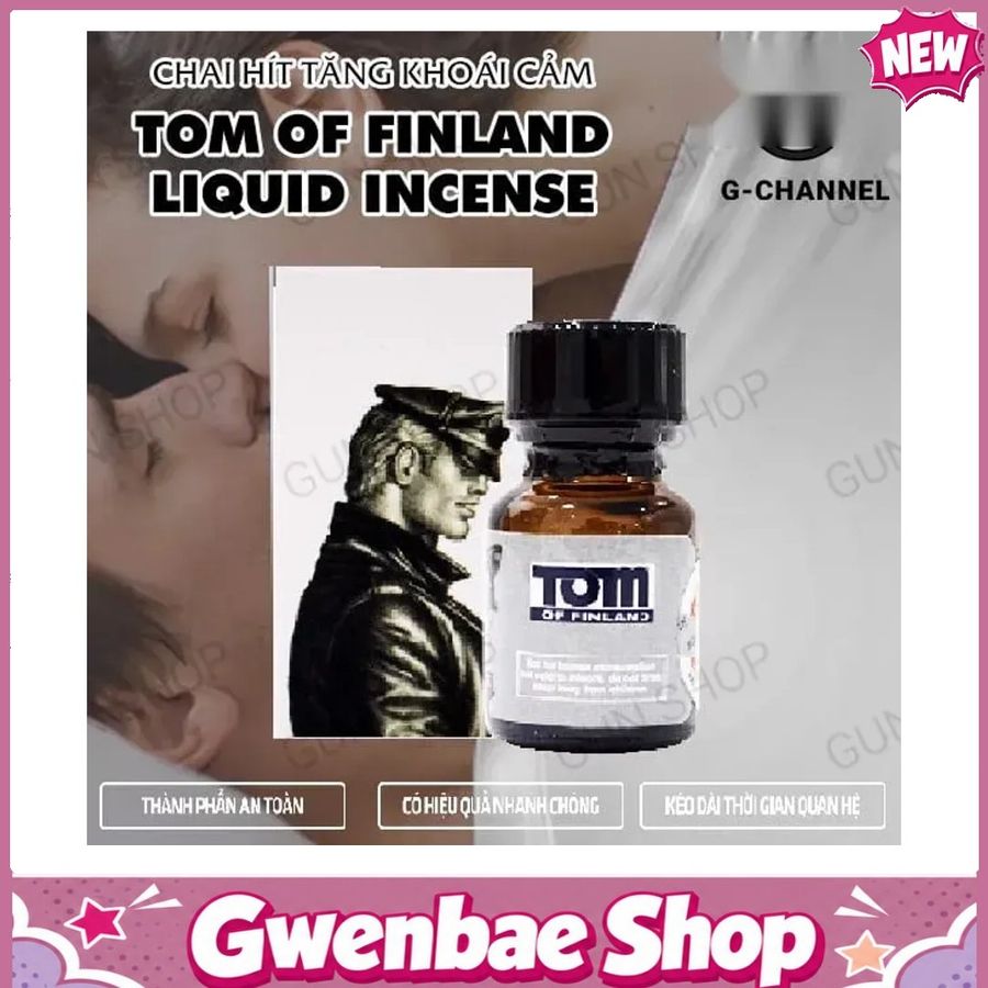 Chai Hít Cực Mạnh Lên Đỉnh Nhanh Popper Tom of Finland 10ml USA, giao nhanh - Gwenshop Chính Hãng