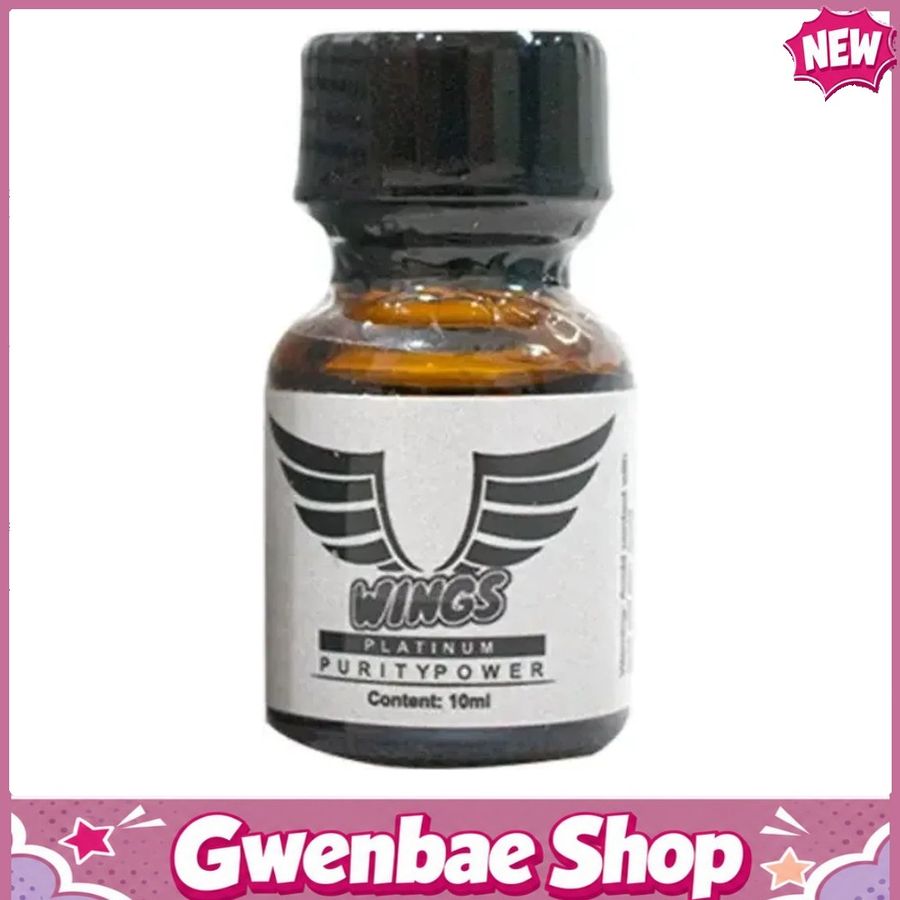 Chai Hít Tăng Khoái Cảm Kích Thích Bao Phê Popper Wings Platinum 10ml chai hít cao cấp kích thích mạnh mẽ - Gwenshop Chính Hãng