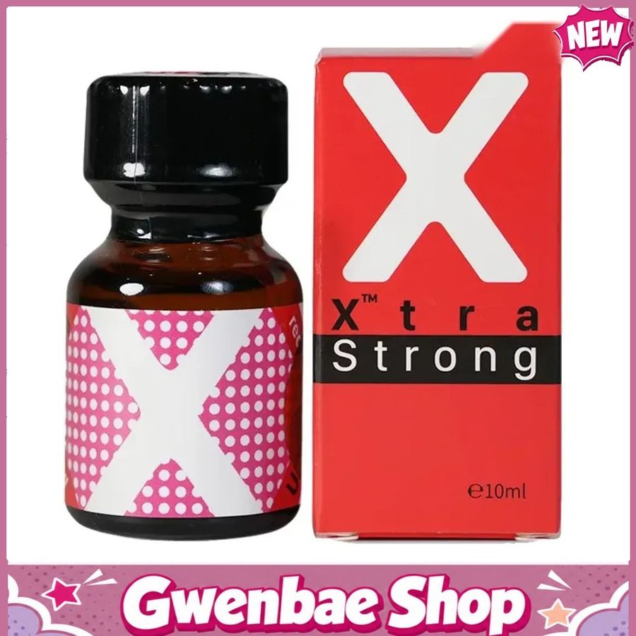 Chai Hít Tăng Khoái Cảm Kích Thích Bao Phê Popper X Xtra Strong Red Đỏ 10ml hương mạnh kích thích tuyệt đỉnh - Gwenshop Chính Hãng