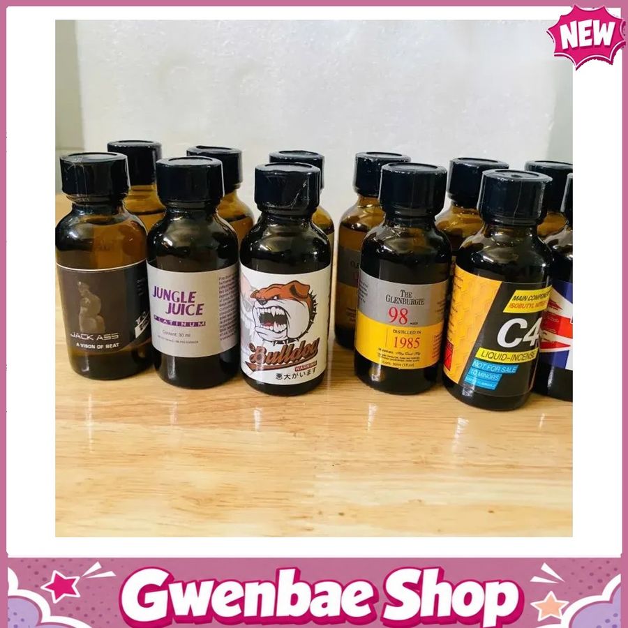 Chai Hít Tăng Khoái Cảm Kích Thích Bao Phê Tinh dầu popper 30ml loại mạnh cho Top Bot - Gwenshop Chính Hãng