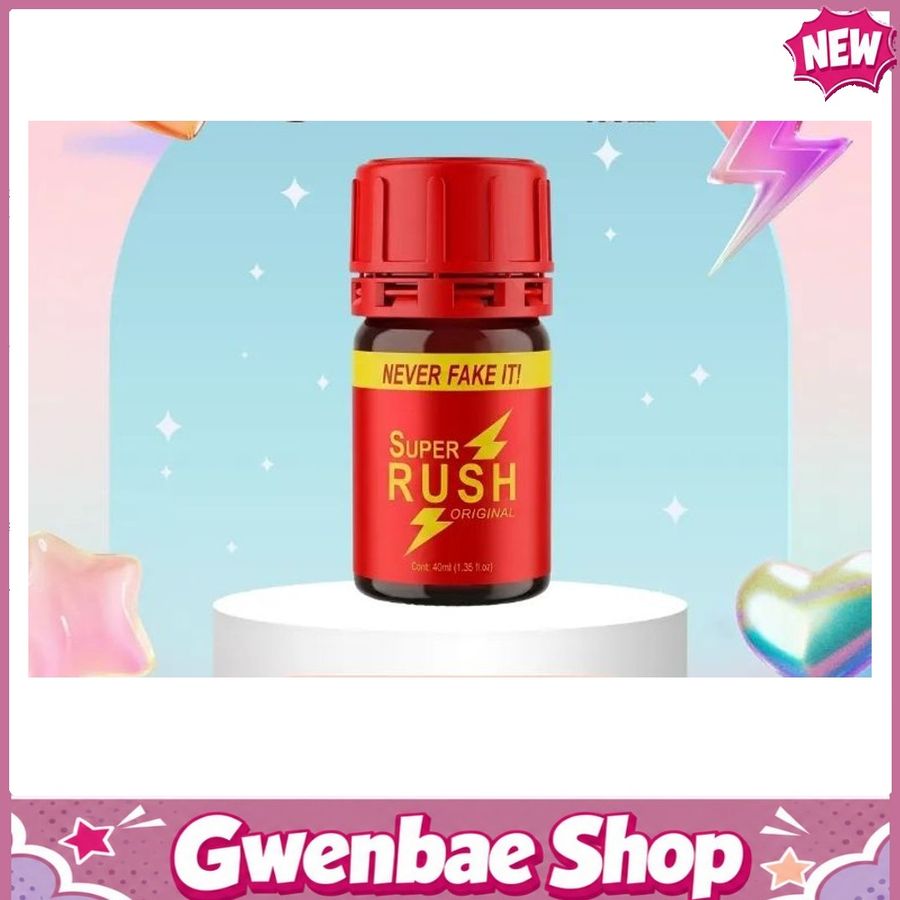 Chai Hít Tăng Khoái Cảm Kích Thích Bao Phê Popper Super Rush Original Red Label 40ml PWD USA Chính Hãng - Gwenshop Chính Hãng