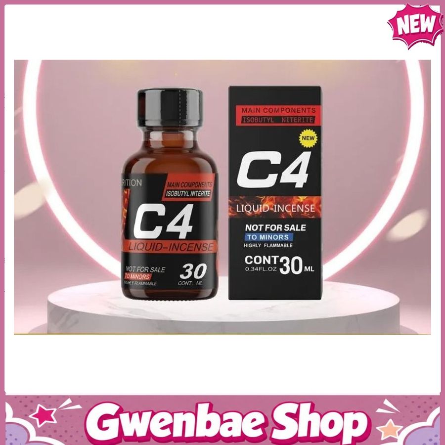 Chai Hít Tăng Khoái Cảm Kích Thích Bao Phê Popper C4 Đỏ 30ml Cho Bot Giãn Cơ Siêu Êm Phê Đậm Chính Hãng - Gwenshop Chính Hãng
