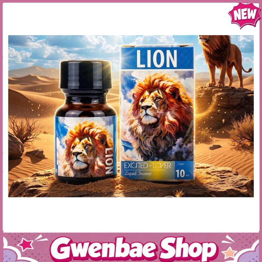 Chai Hít Tăng Khoái Cảm Kích Thích Bao Phê Popper Lion 10ml USA - Sức Mạnh Dập Tơi Bời Cho Top - Gwenshop Chính Hãng