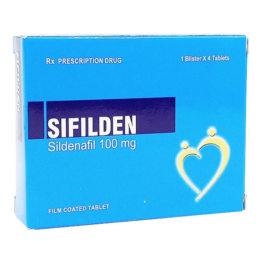 Baroque Pharma - Viên Uống Cường Hóa Phái Mạnh Sifilden 100mg Vỉ 4 Viên Giao Kín Đáo