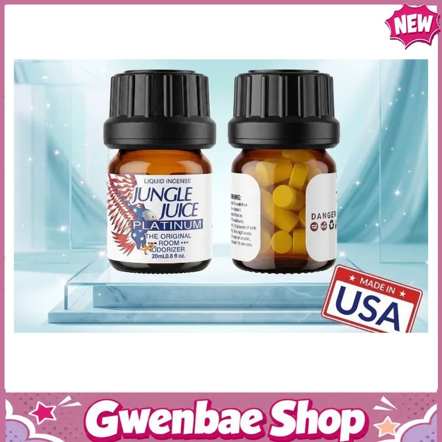 Chai Hít Tăng Khoái Cảm Kích Thích Bao Phê Popper Khô Jungle Juice Platinum USA 20ml - Siêu Êm Ái Cho Bot - Gwenshop Chính Hãng