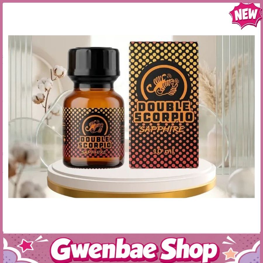 Chai Hít Tăng Khoái Cảm Kích Thích Bao Phê Popper Double Scorpio Sapphire 10ml Chính Hãng - Cực Êm Cho Bot - Gwenshop Chính Hãng