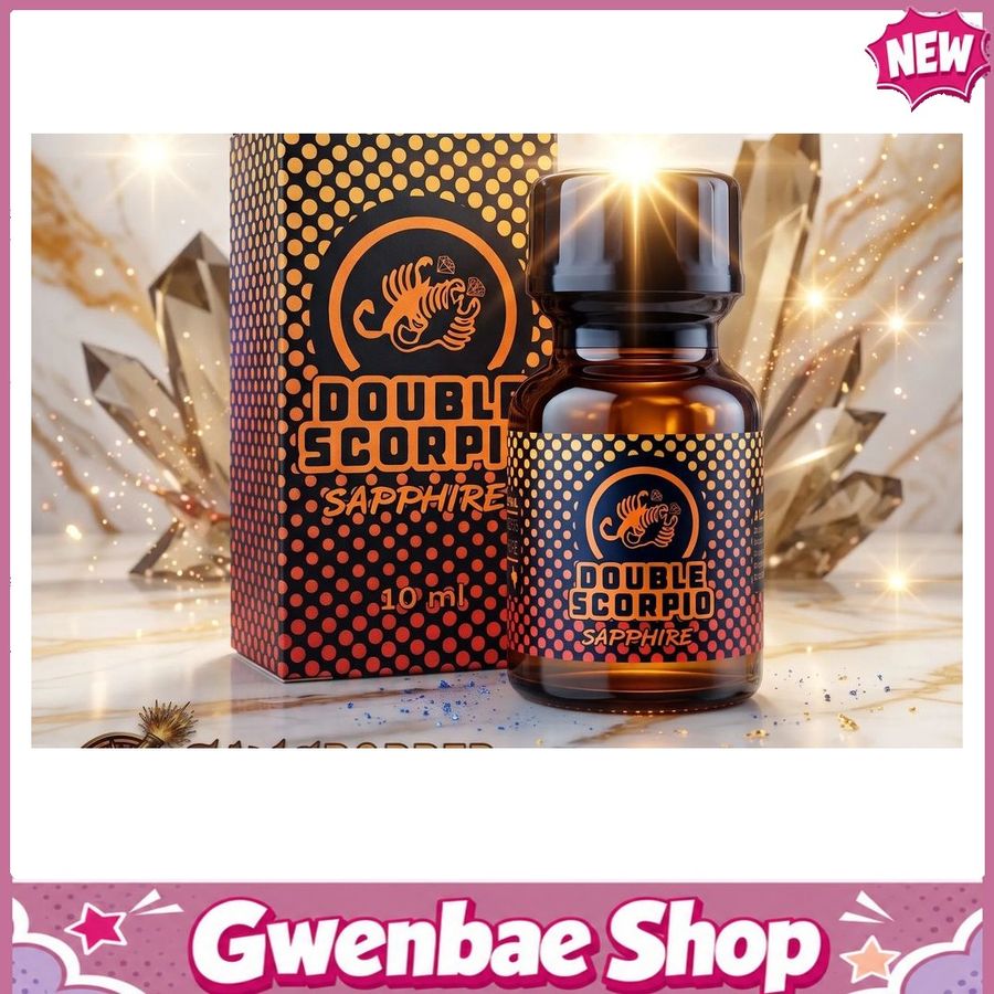 Chai Hít Cực Mạnh Lên Đỉnh Nhanh Popper Double Scorpio Sapphire 10ml Chính Hãng - Cực Êm Cho Bot - Gwenshop Chính Hãng