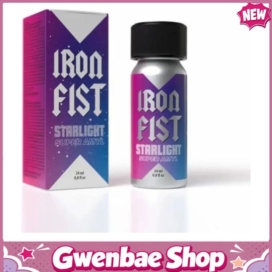Chai Hít Tăng Khoái Cảm Kích Thích Bao Phê Popper Iron Fist Starlight Super Amyl 24 ml - Gwenshop Chính Hãng