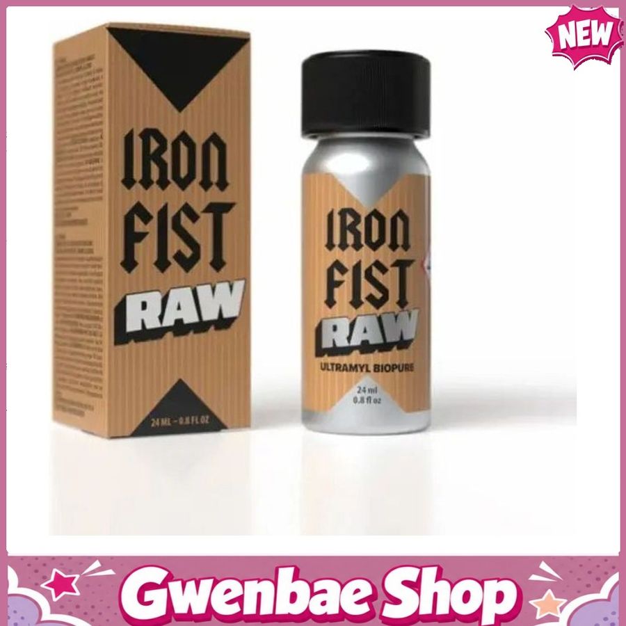 Chai Hít Tăng Khoái Cảm Kích Thích Bao Phê Popper Iron Fist Raw 24ml - Gwenshop Chính Hãng