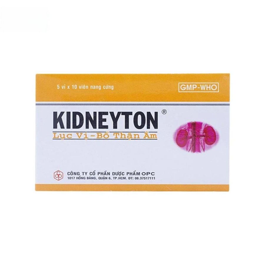 Viên uống Kidneyton Lục vị - Bổ thận âm cải thiện mệt mỏi cho người tinh huyết suy kém - hàng chuẩn