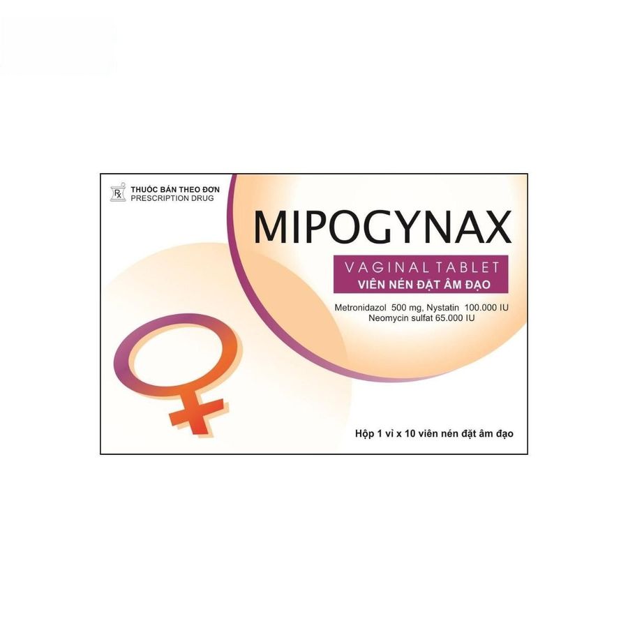 Viên nén đặt âm đạo Mipogynax - Điều trị viêm âm đạo do vi khuẩn và nấm cho phụ nữ - giao nhanh