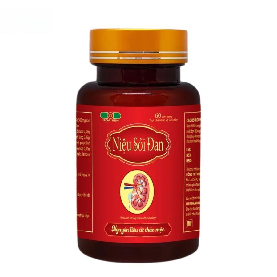 Viên uống Niệu Sỏi Đan - Hỗ trợ lợi tiểu, giảm nguy cơ tạo cặn sỏi thận cho người lớn gặp vấn đề tiểu tiện. - bản tiêu chuẩn