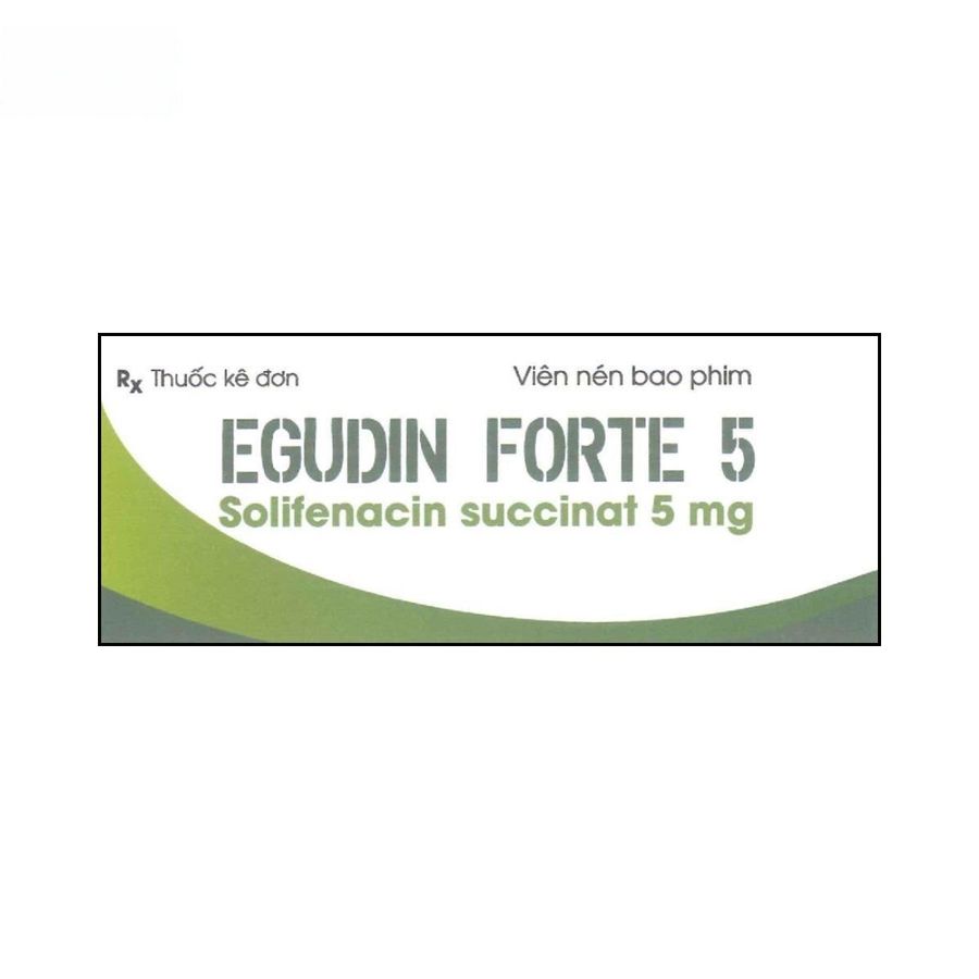 Viên uống EGUDIN FORTE 5mg - Điều trị bàng quang tăng hoạt và tiểu nhiều lần cho người trưởng thành - giao nhanh