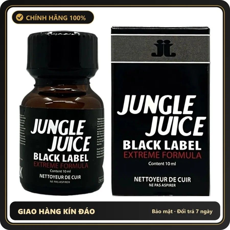 (Che Tên) Popper Jungle Juice Black Label 10ml Cao Cấp Bảo Đảm