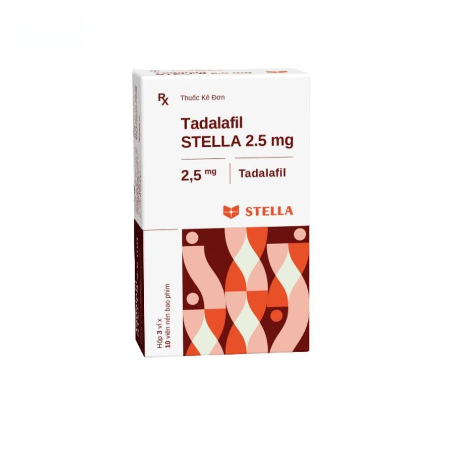 Viên uống Tadalafil STELLA 2.5 mg - hỗ trợ cương dương hiệu quả cho nam giới trưởng thành