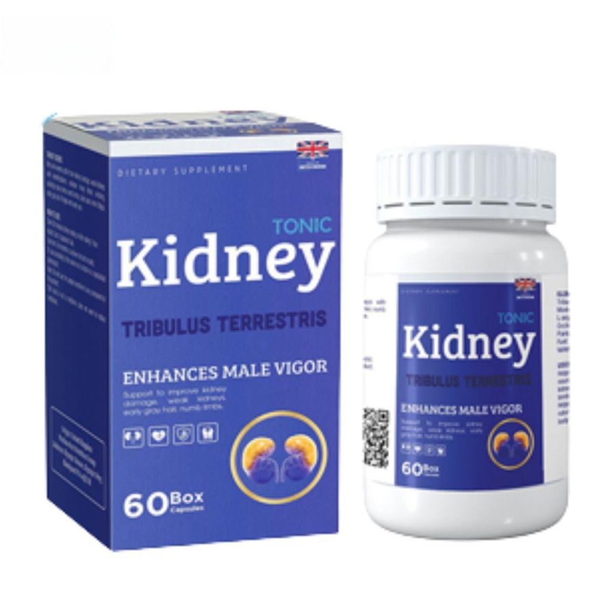 Viên uống Tonic Kidney 60 viên - Bồi bổ cơ thể, cải thiện sinh lý nam giới bị suy giảm chức năng thận. - mẫu mới
