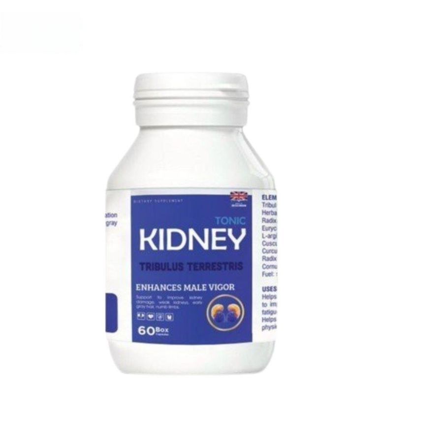 Viên uống Tonic Kidney 60 viên - Bồi bổ cơ thể, cải thiện sinh lý nam giới bị suy giảm chức năng thận. - chính hãng