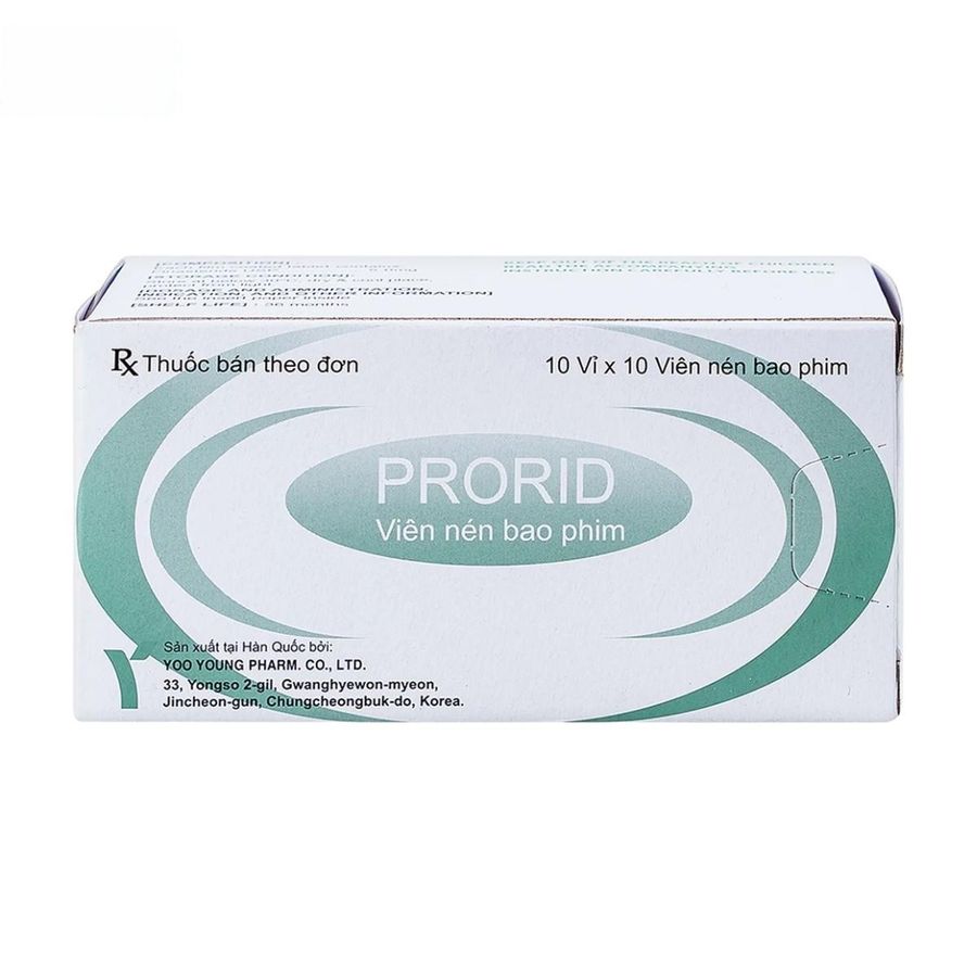 Viên uống Prorid 5mg - điều trị tăng sản tuyến tiền liệt lành tính cho nam giới - giao nhanh