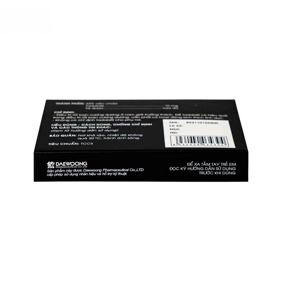 Viên uống Drillmen 10mg - điều trị rối loạn cương dương hiệu quả cho nam giới trưởng thành - hàng chuẩn