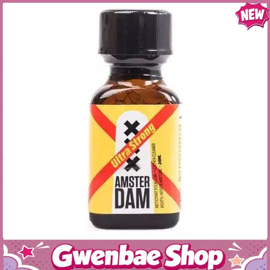 Chai Hít Tăng Khoái Cảm Kích Thích Bao Phê Amsterdam XXX Ultra Strong Poppers 24ml - Gwenshop Chính Hãng
