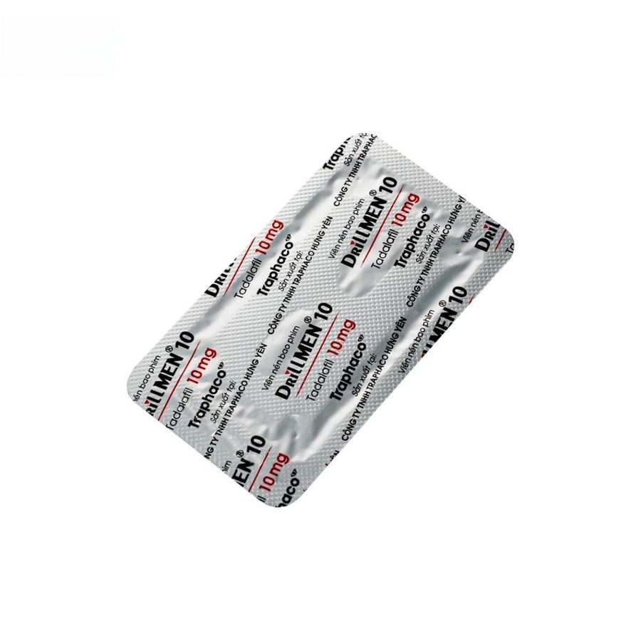 Viên uống Drillmen 10mg - điều trị rối loạn cương dương hiệu quả cho nam giới trưởng thành - giao kín đáo