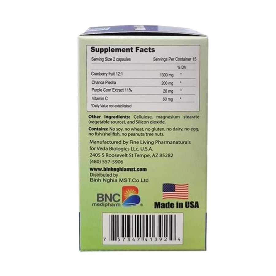 Viên uống Super Power UriClean 30 viên - Hỗ trợ sức khỏe tiết niệu, ngăn ngừa viêm nhiễm cho người lớn. - bản tiêu chuẩn