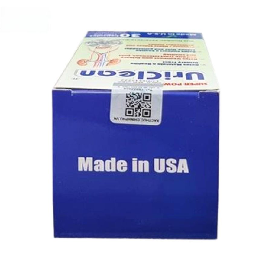 Viên uống Super Power UriClean 30 viên - Hỗ trợ sức khỏe tiết niệu, ngăn ngừa viêm nhiễm cho người lớn. - hàng chuẩn