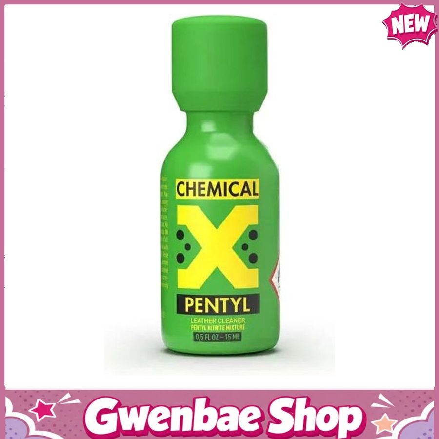 Chai Hít Tăng Khoái Cảm Kích Thích Bao Phê Chemical X Pentyl Poppers 15ml - Gwenshop Chính Hãng