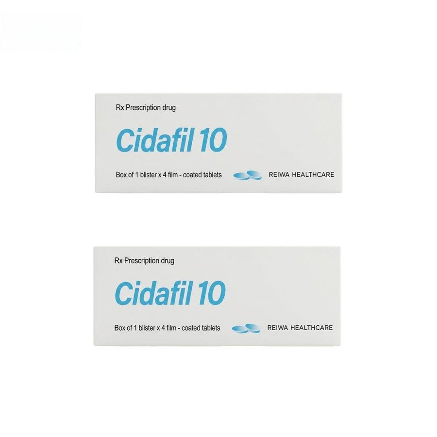 Viên uống Cidafil 10mg - điều trị rối loạn cương dương cho nam giới trưởng thành - mẫu mới
